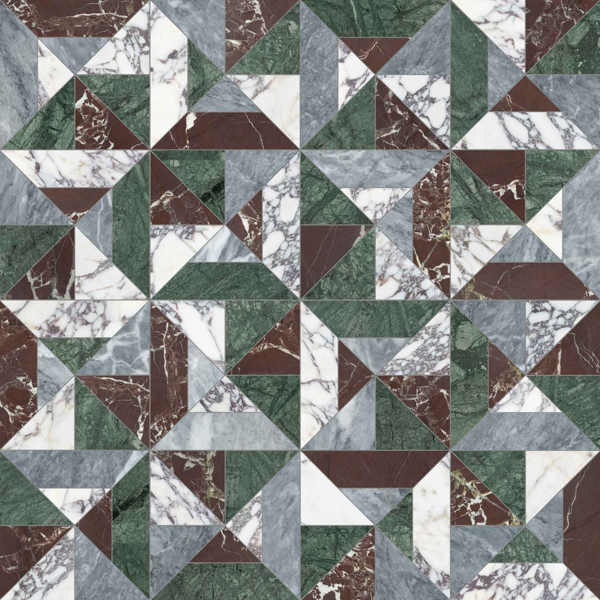 Axel Tropic Mixed Finish (Honed and Polished) Mosaic
