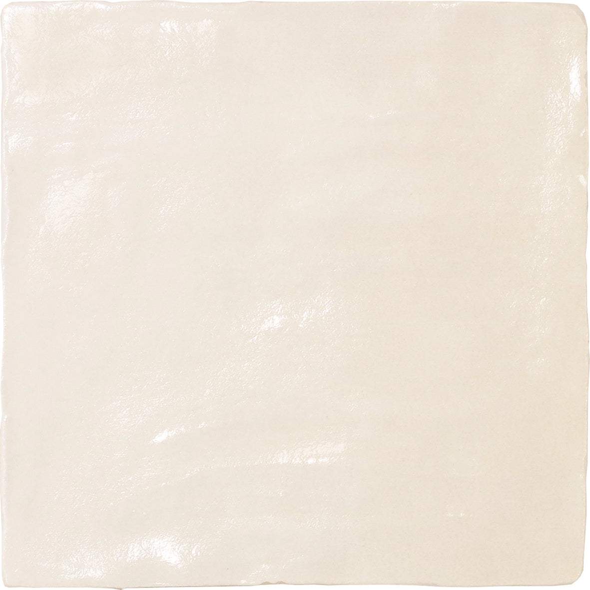 Magma 4x4 Cream Glossy Square Tile