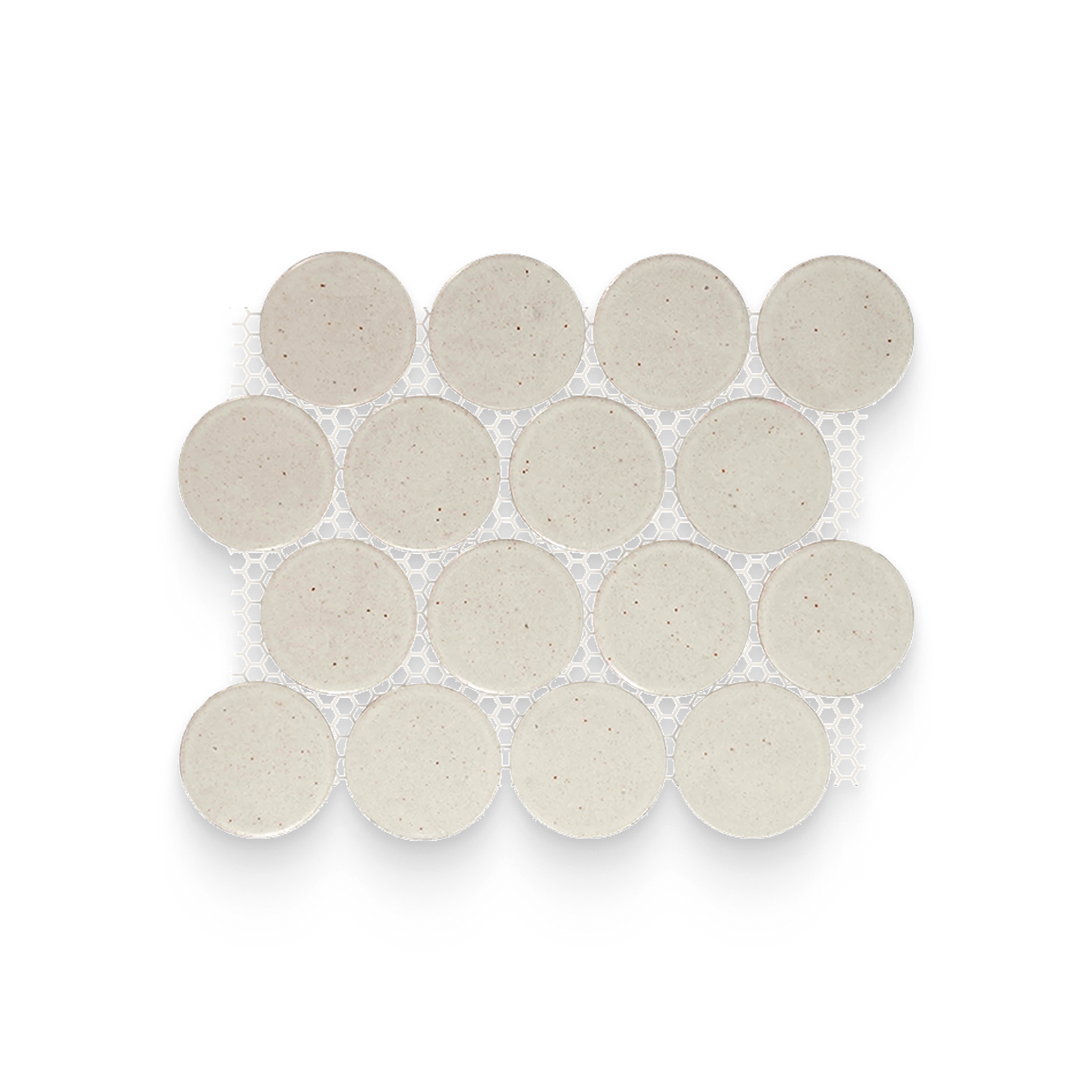 Mugi 2.75x2.75 Shiro Matte Round Mosaic – Stone Products Unlimited
