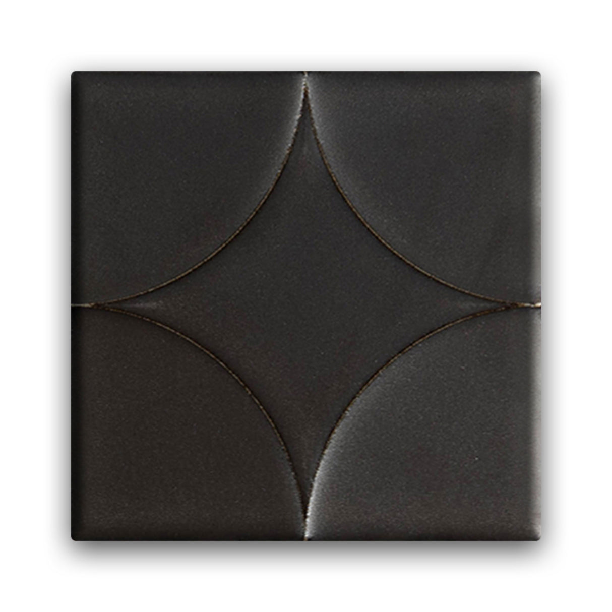 Akuza 6x6 Night Matte - Relief Square Tile