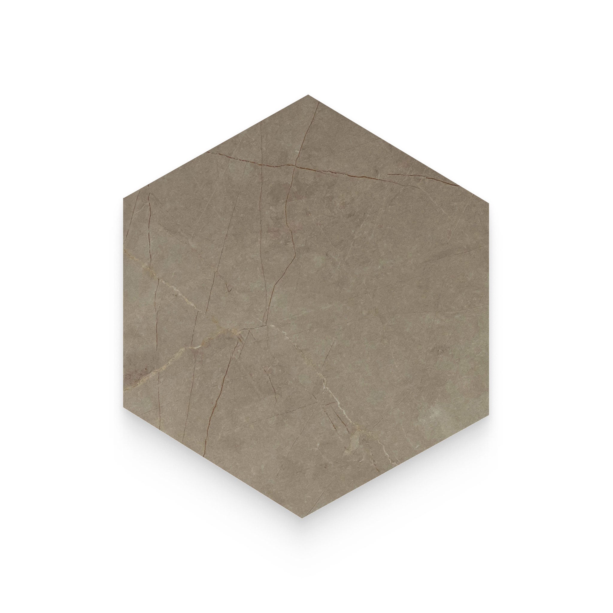 Bistro 8x9 Pulpis Taupe Matte Hexagon Tile – Stone Products Unlimited
