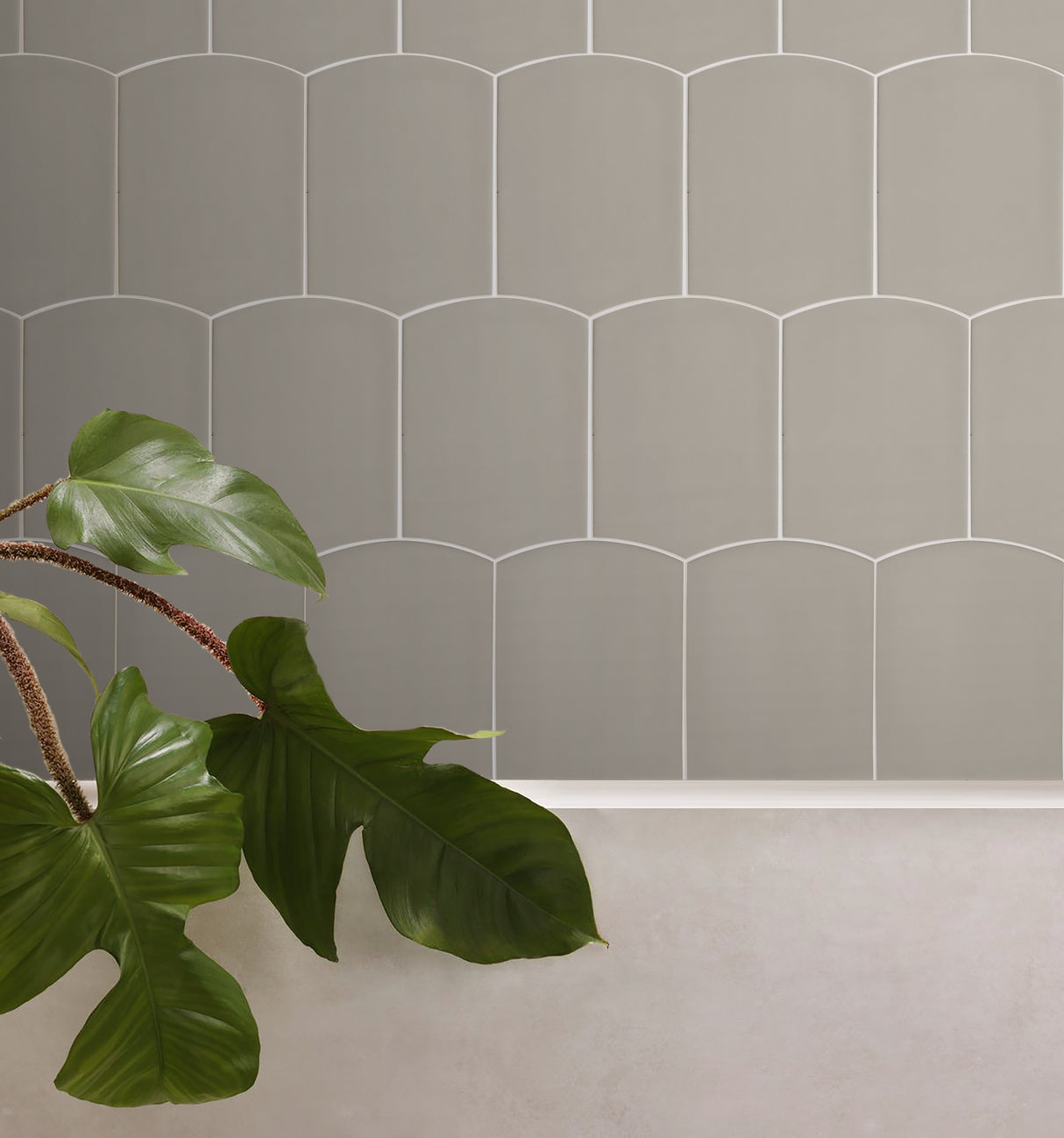 Capri 5.5x4 Fog Matte Fan Tile