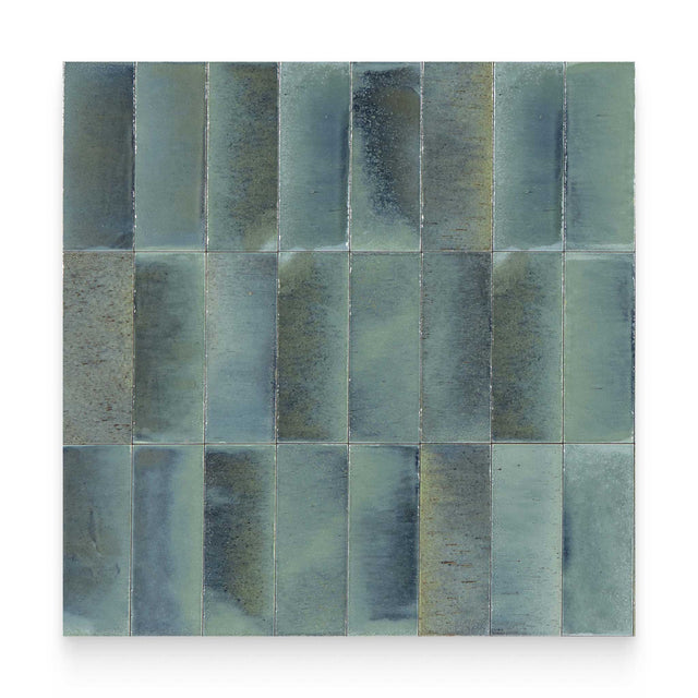 Breeze 2x6 Turchese Glossy Rectangle Tile