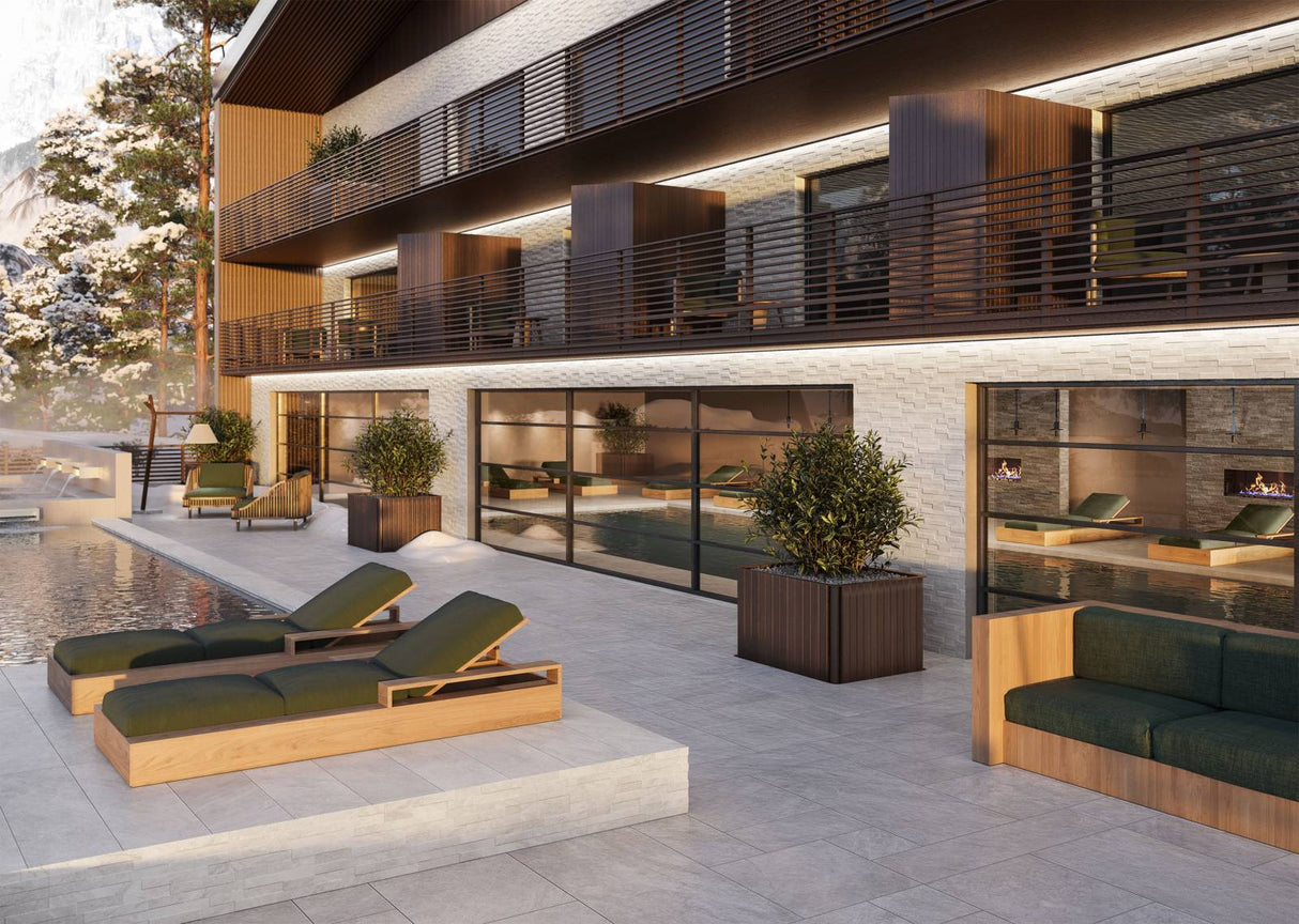 Paver 24x24 Star Grey Matte Square Paver