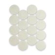 Mugi 2.75x2.75 Shiro Matte Round Mosaic