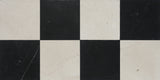 Avant Garde 4x4 Nero Marquina Modern Tumbled Square Tile - Sample