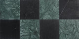 Avant Garde 4x4 Nero Marquina Modern Tumbled Square Tile - Sample