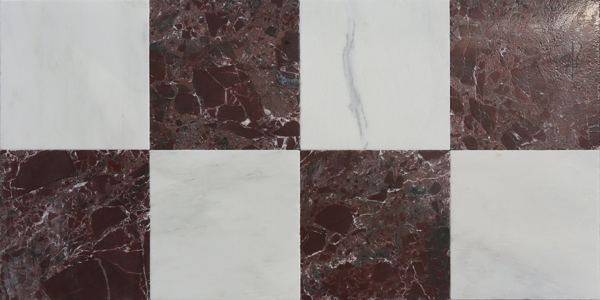 Avant Garde 12x12 Bianco Bello Modern Tumbled Square Tile – Stone