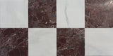 Avant Garde 4x4 Bianco Bello Modern Tumbled Square Tile - Sample