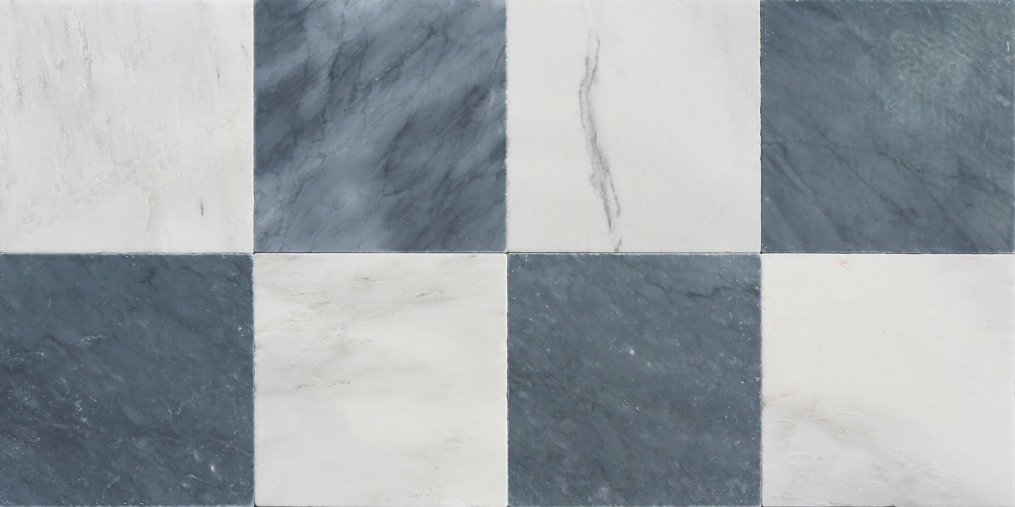 Avant Garde 12x12 Bianco Bello Modern Tumbled Square Tile – Stone