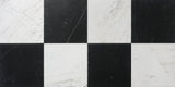 Avant Garde 12x12 Daphne White Modern Tumbled Square Tile