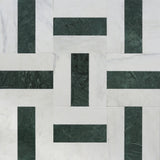 Avant Garde 4x12 Daphne White Modern Tumbled Rectangle Tile