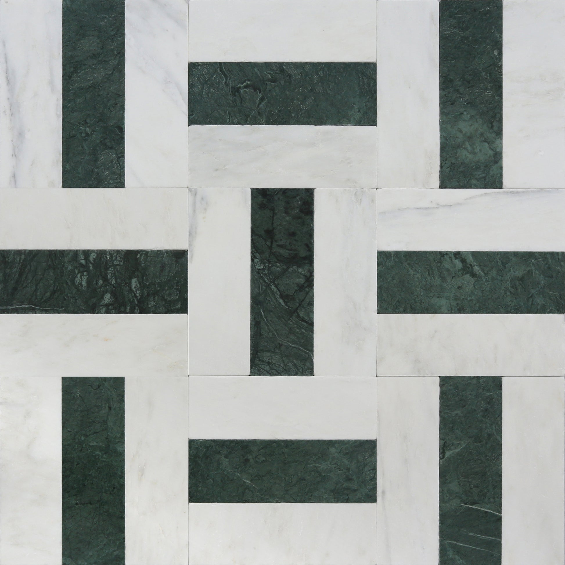 Avant Garde 4x12 Daphne White Modern Tumbled Rectangle Tile