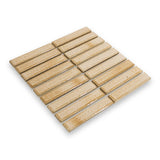 Suna 1.1x5.71 Sand Glossy Stacked Mosaic
