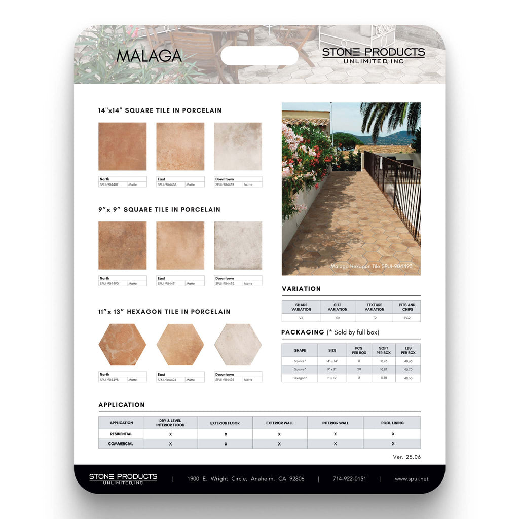 Malaga 19x24 Library Board