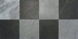 Avant Garde 4x4 Nero Marquina Modern Tumbled Square Tile - Sample