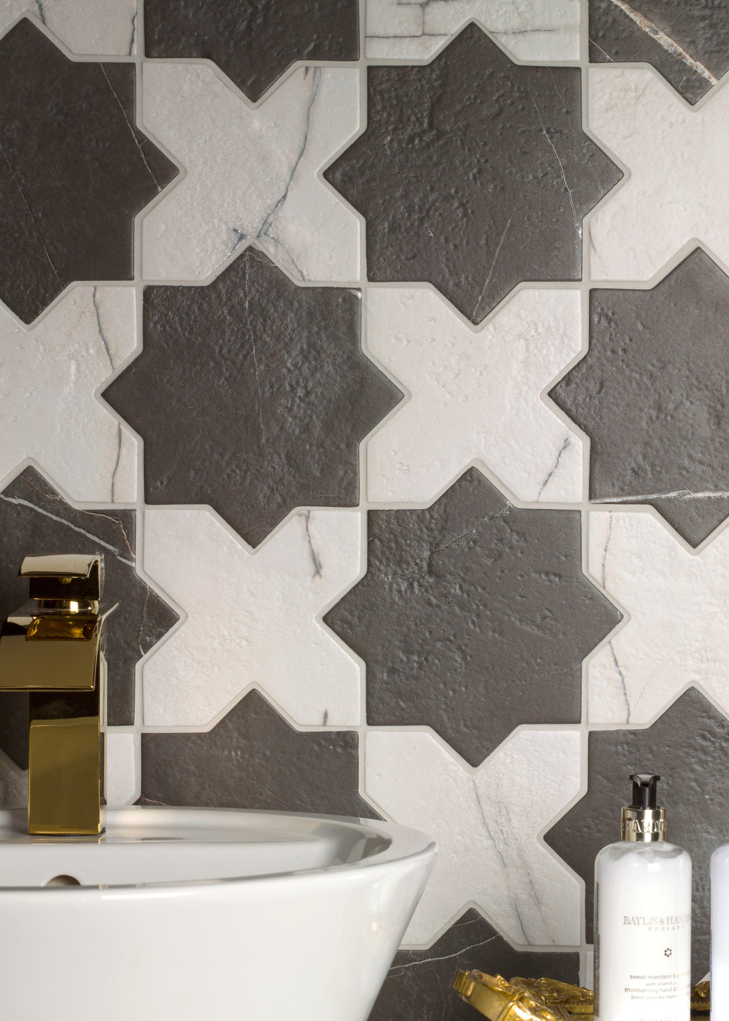 Star and Cross - 6x6 Night Matte Star Tile – Stone Products Unlimited
