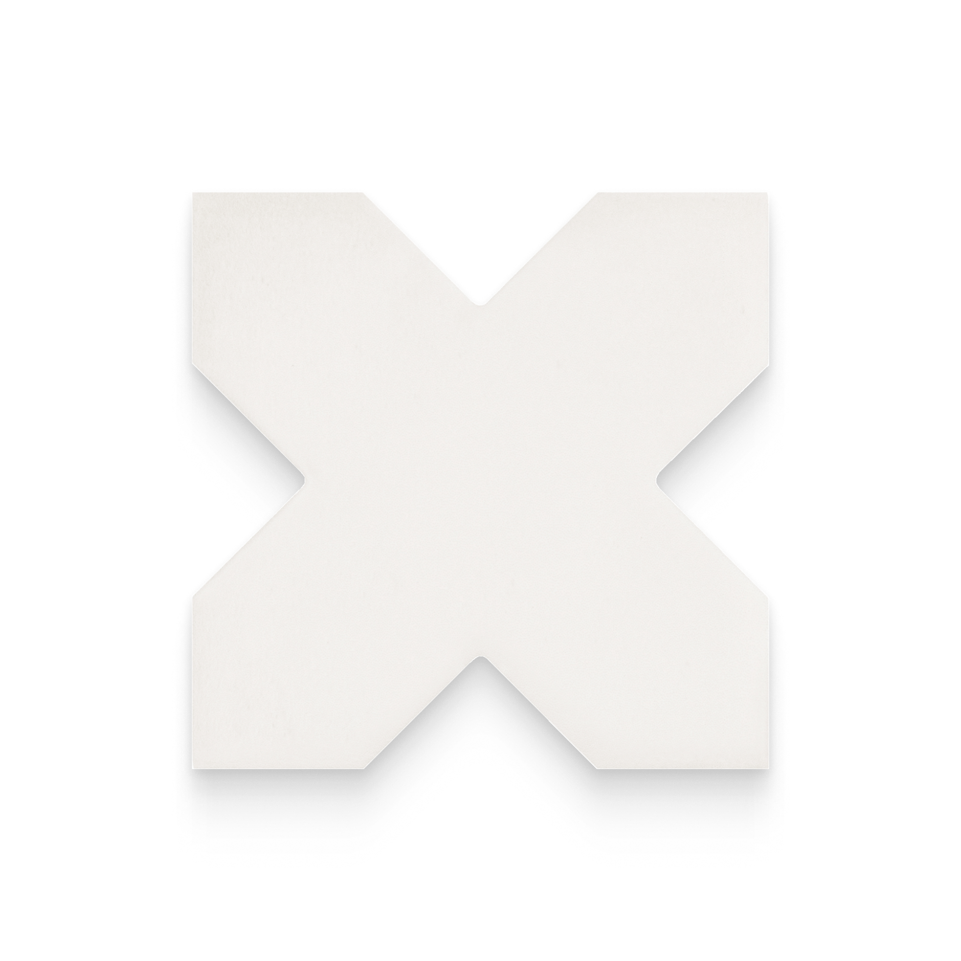 Atelier 5x5 Bone Matte Cross Tile