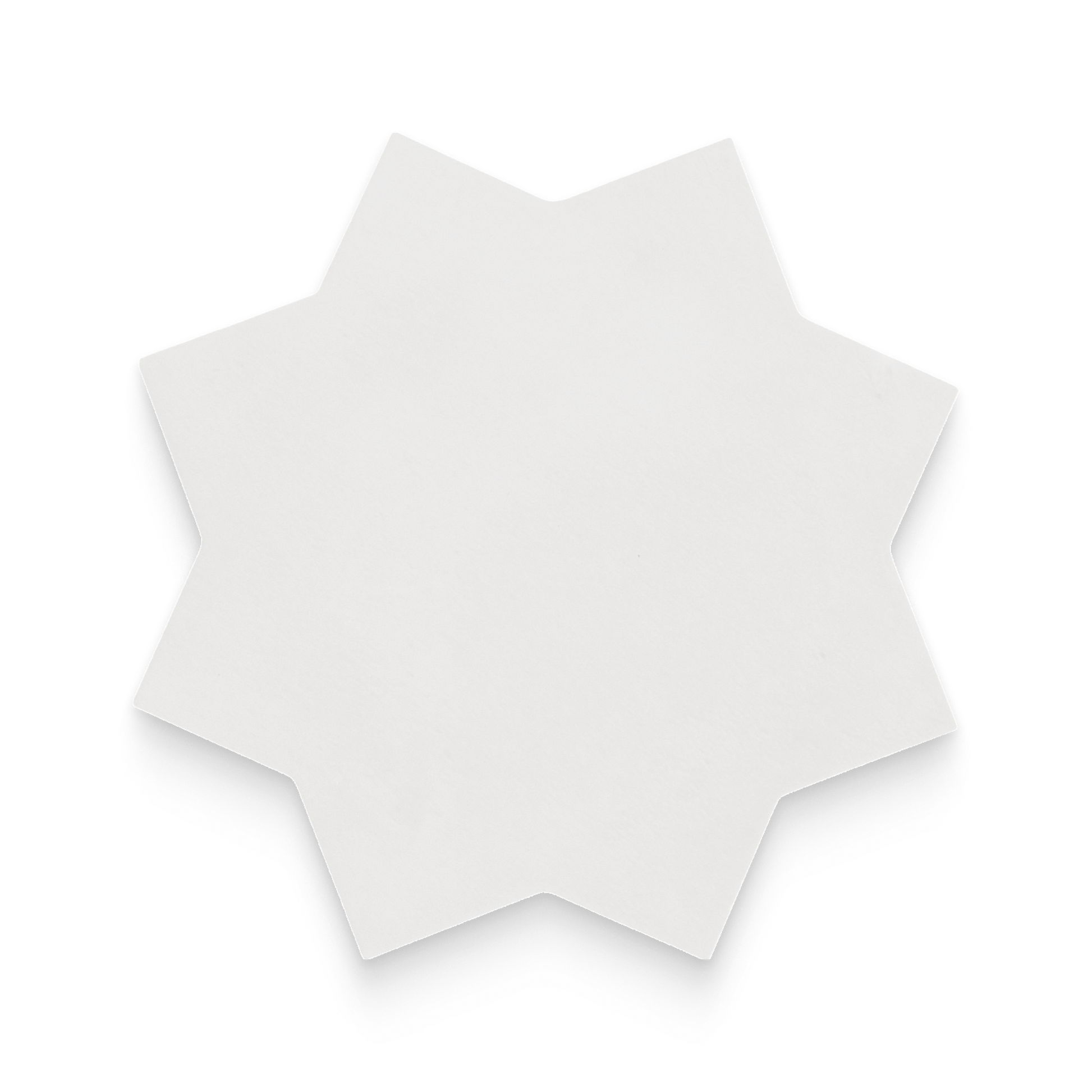 Atelier 6.5x6.5 Bone Matte Star Tile