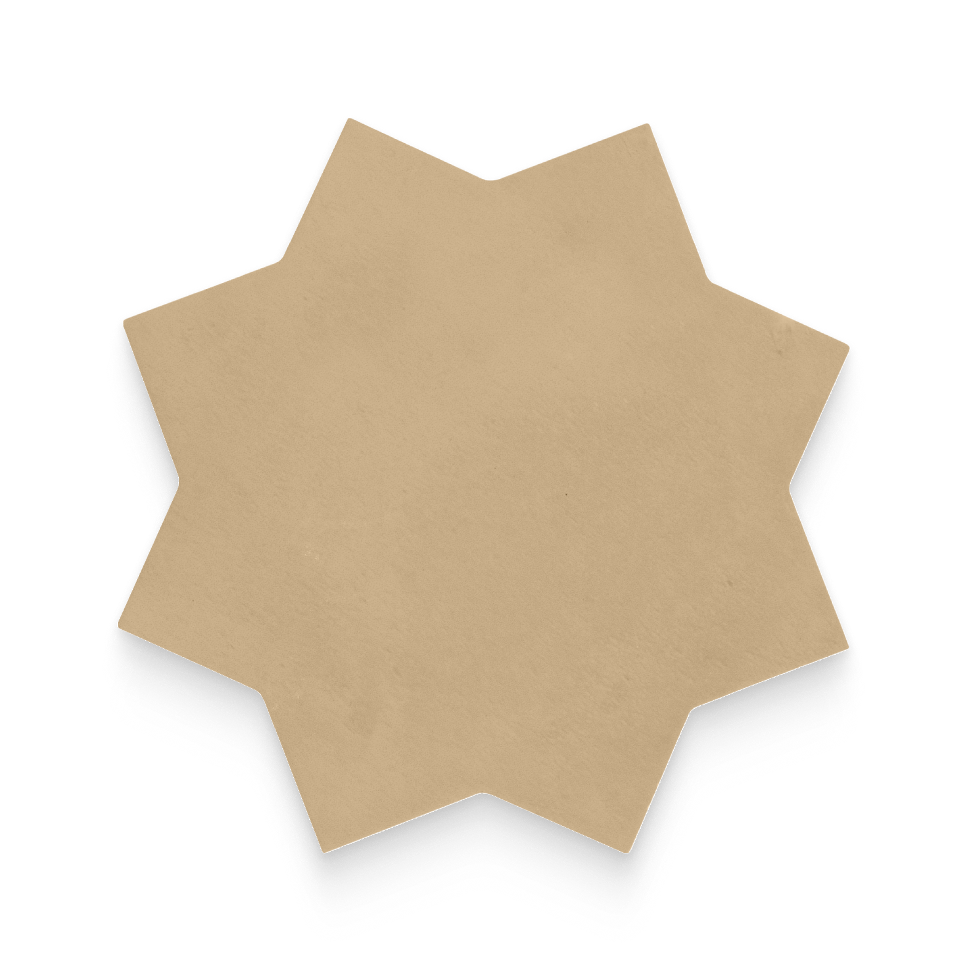 Atelier 6.5x6.5 Fawn Matte Star Tile
