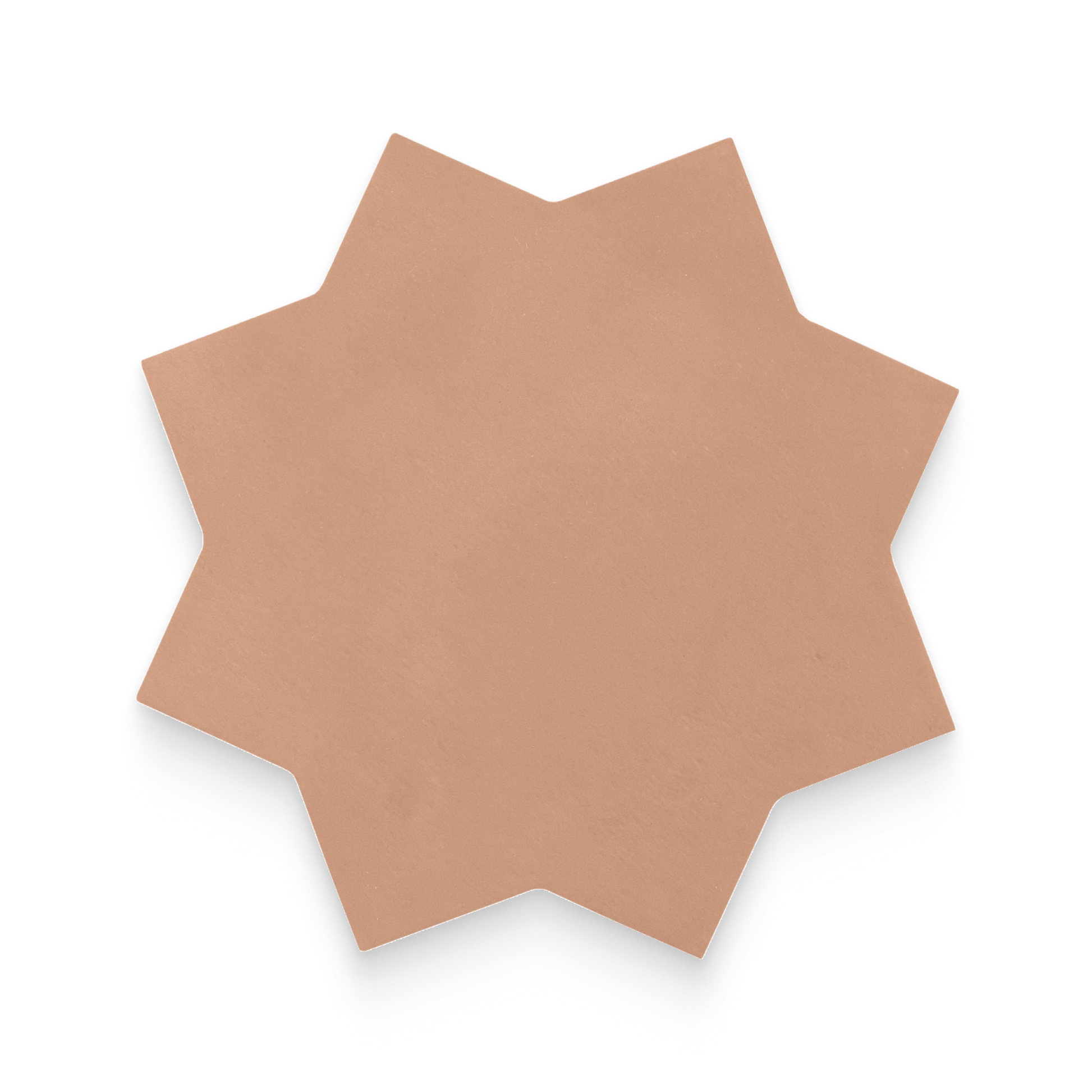 Atelier 6.5x6.5 Terracotta Matte Star Tile