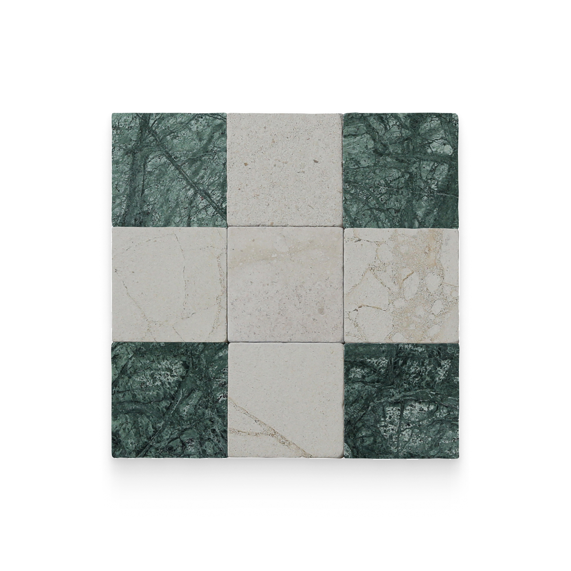Avant Garde Porto Beige / Verde Reale Grouted Board