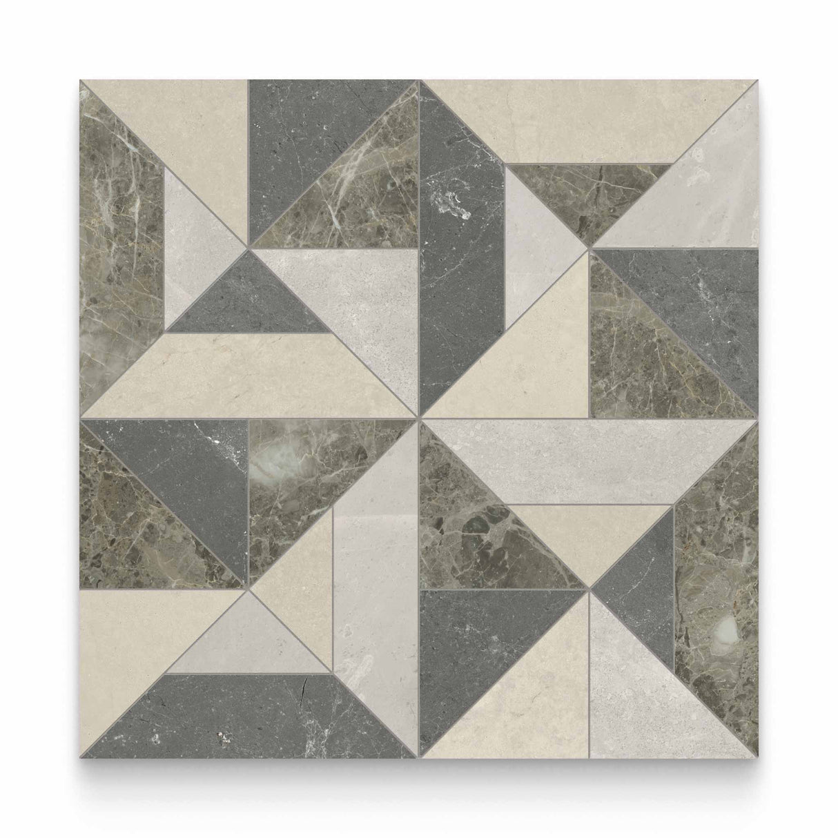 Axel Terra Mixed Finish (Honed and Polished) Mosaic