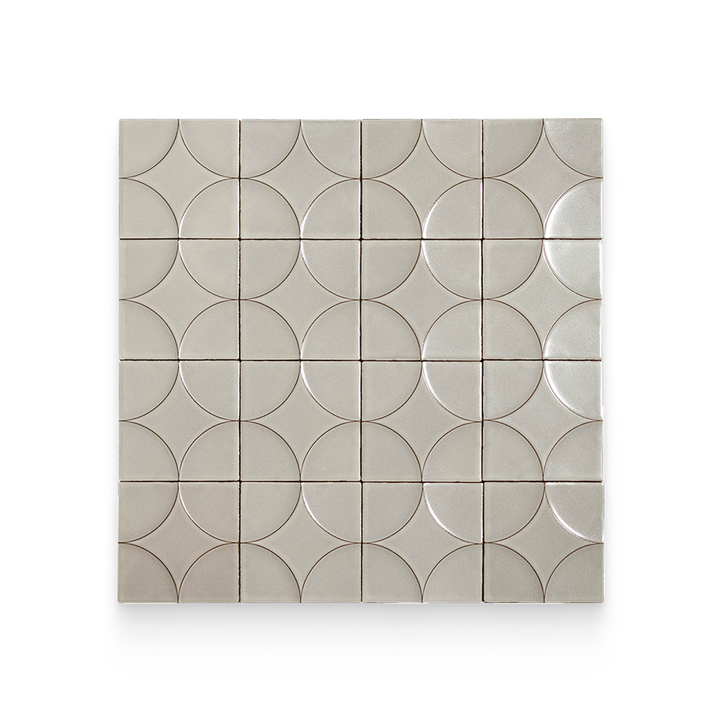 6x6 Moon Matte - Relief Square Tile