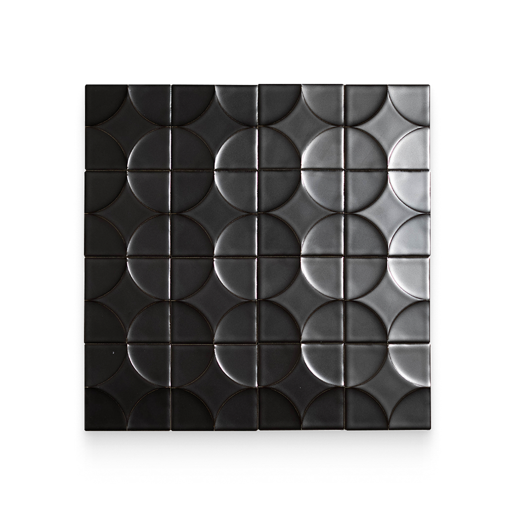 6x6 Night Matte - Relief Square Tile