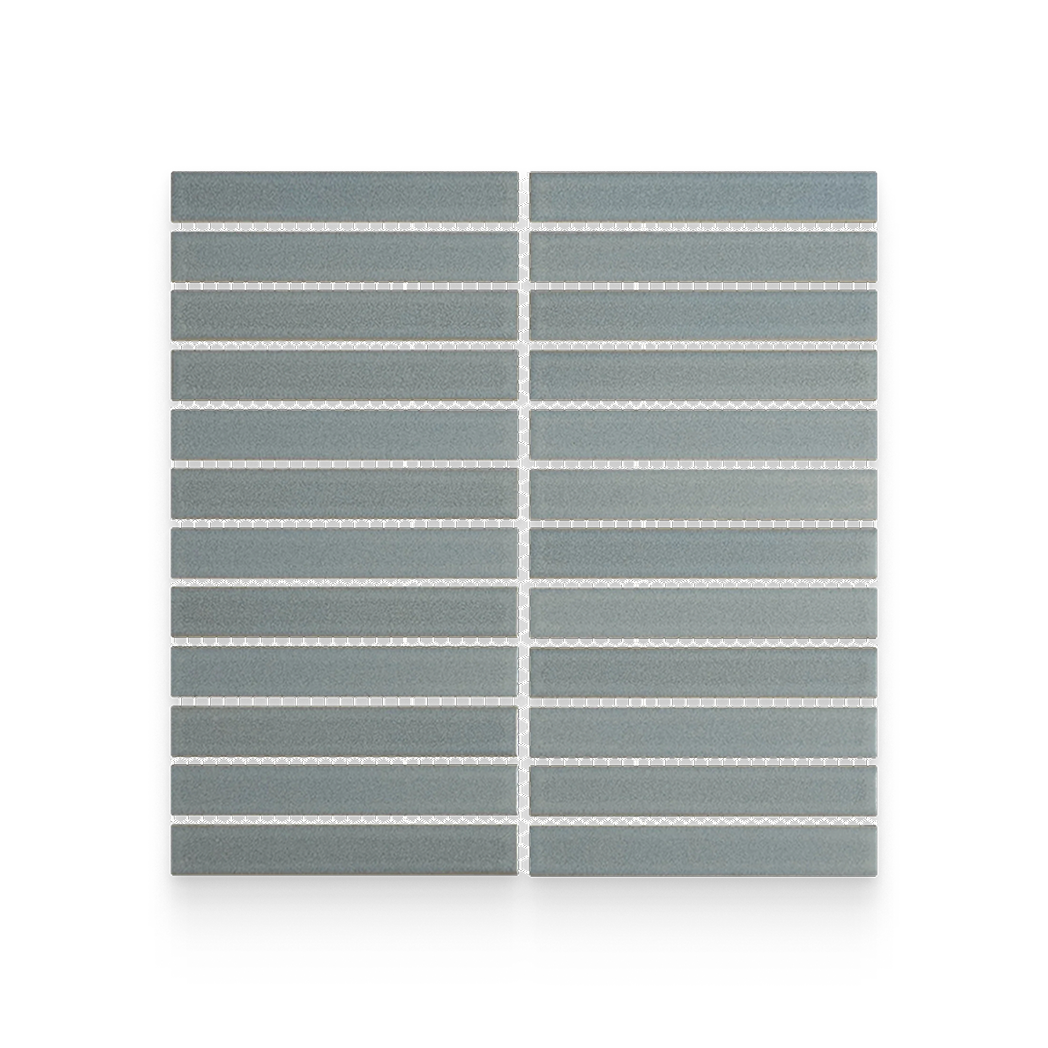 1x6 Sky Matte Stacked Mosaic