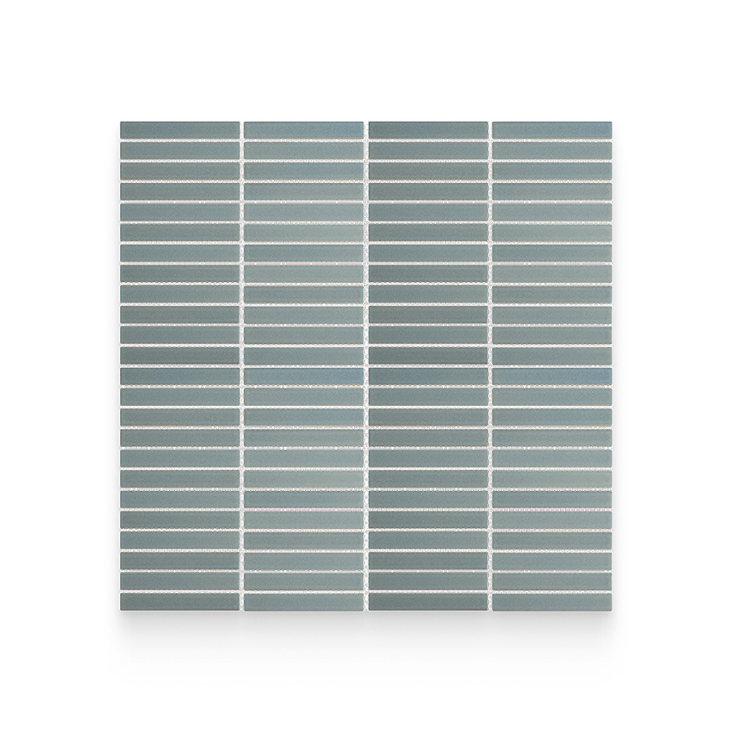 1x6 Sky Matte Stacked Mosaic