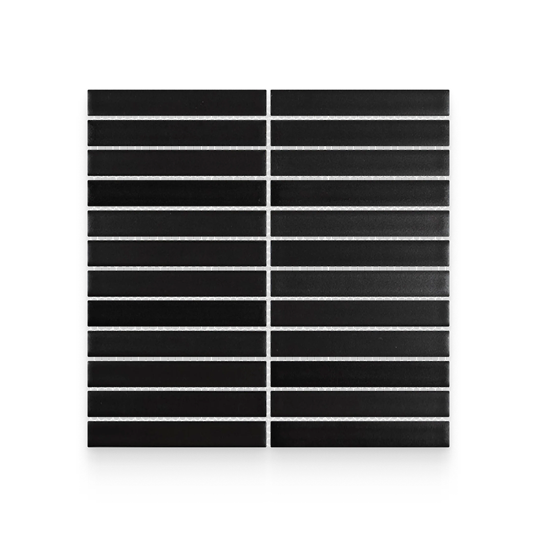 1x6 Night Matte Stacked Mosaic – Stone Products Unlimited