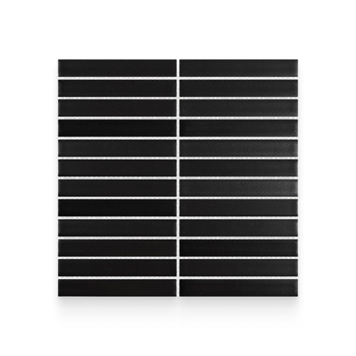 1x6 Night Matte Stacked Mosaic – Stone Products Unlimited