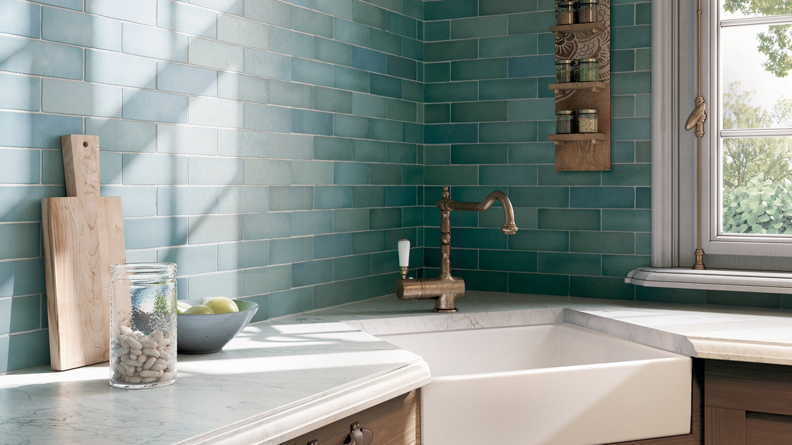 Artisan 2.5x8 Aquamarina Matte Rectangle Tile – Stone Products