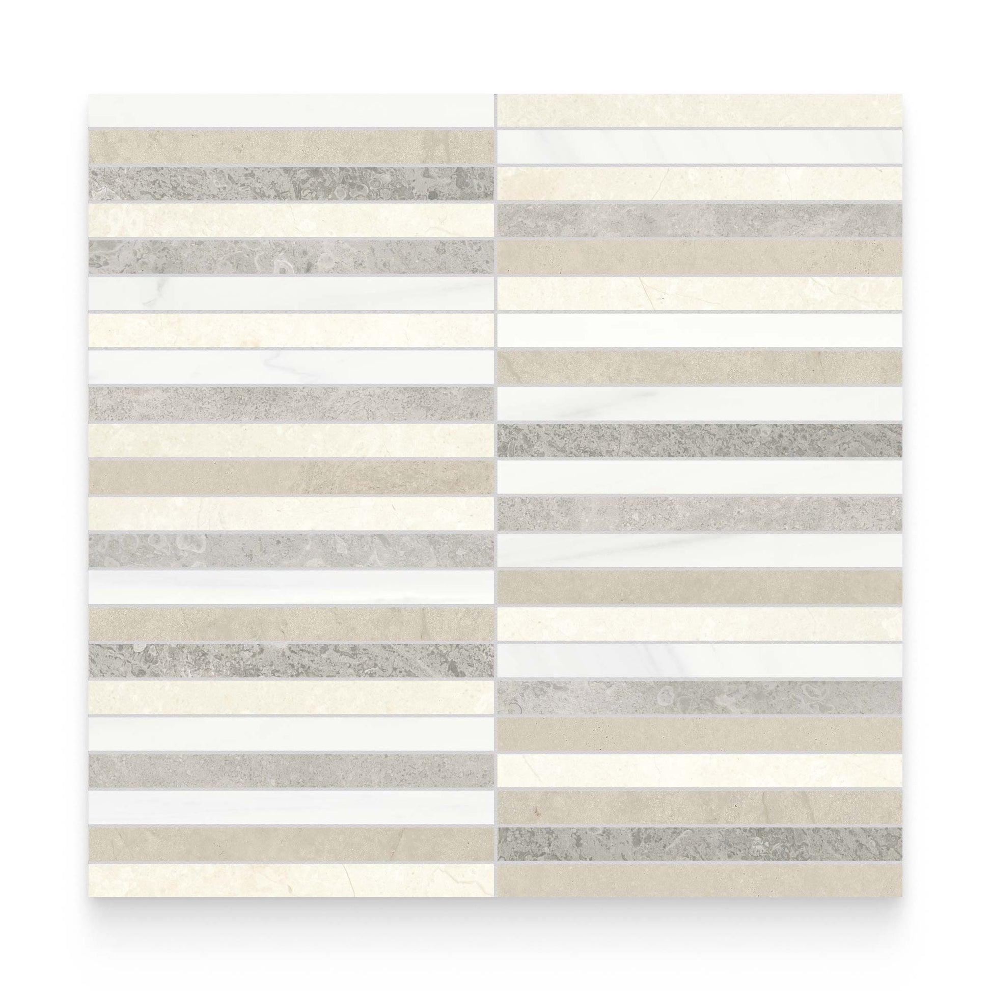 Blended Lines Dune Honed Mosaic
