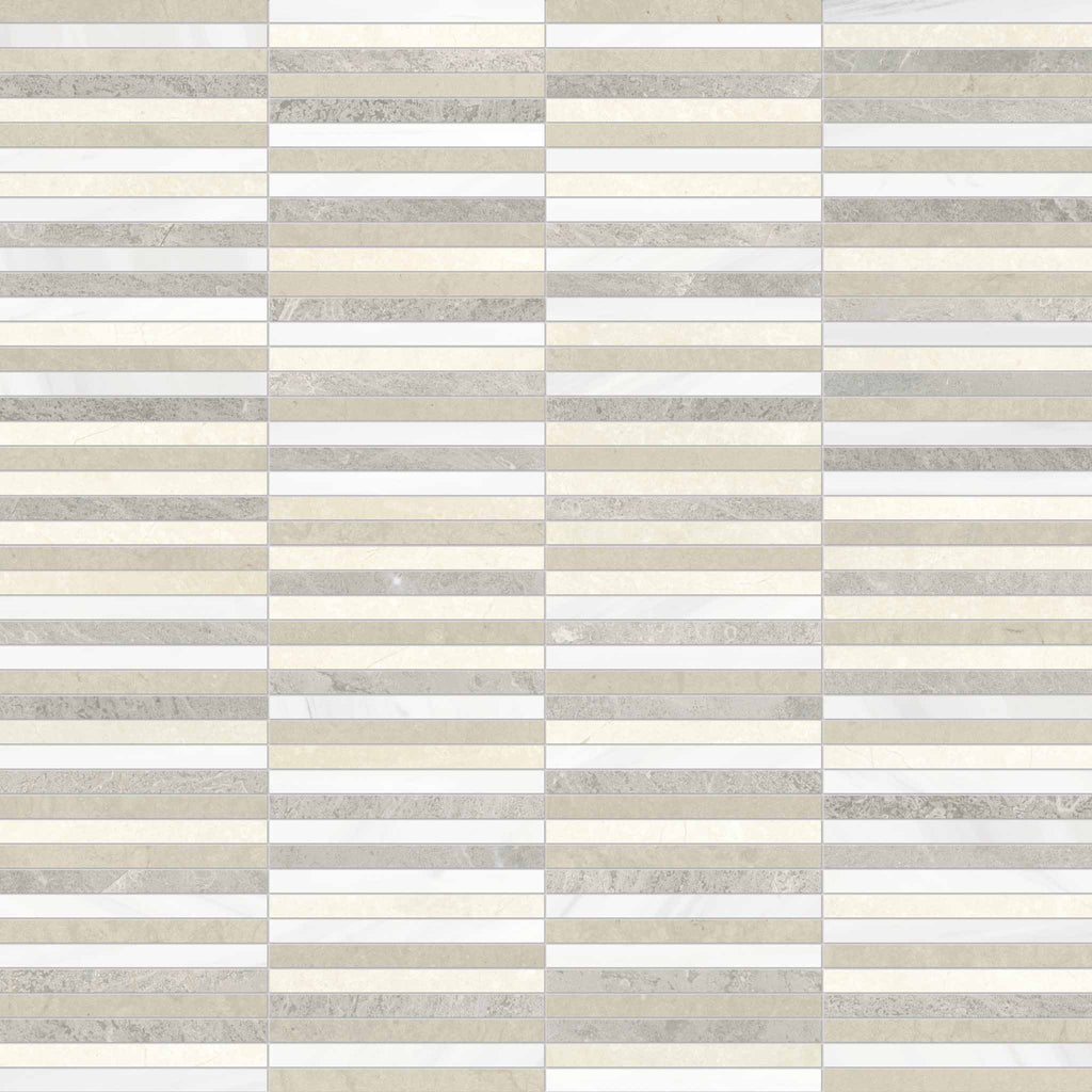 Blended Lines Dune Honed Mosaic