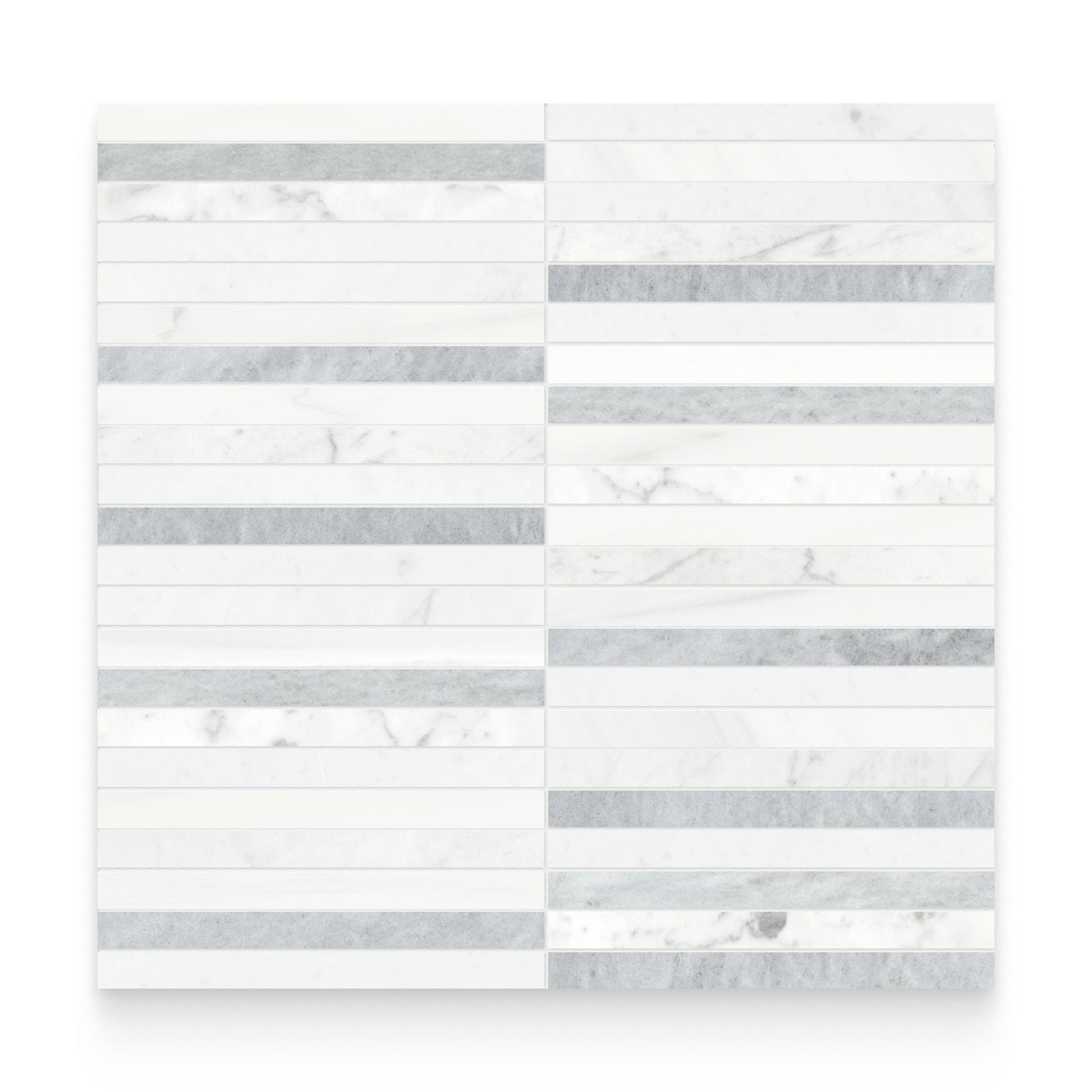 Blended Lines Polar Honed Mosaic