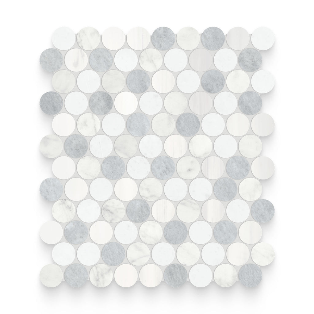 Blended Round Polar Honed Mosaic