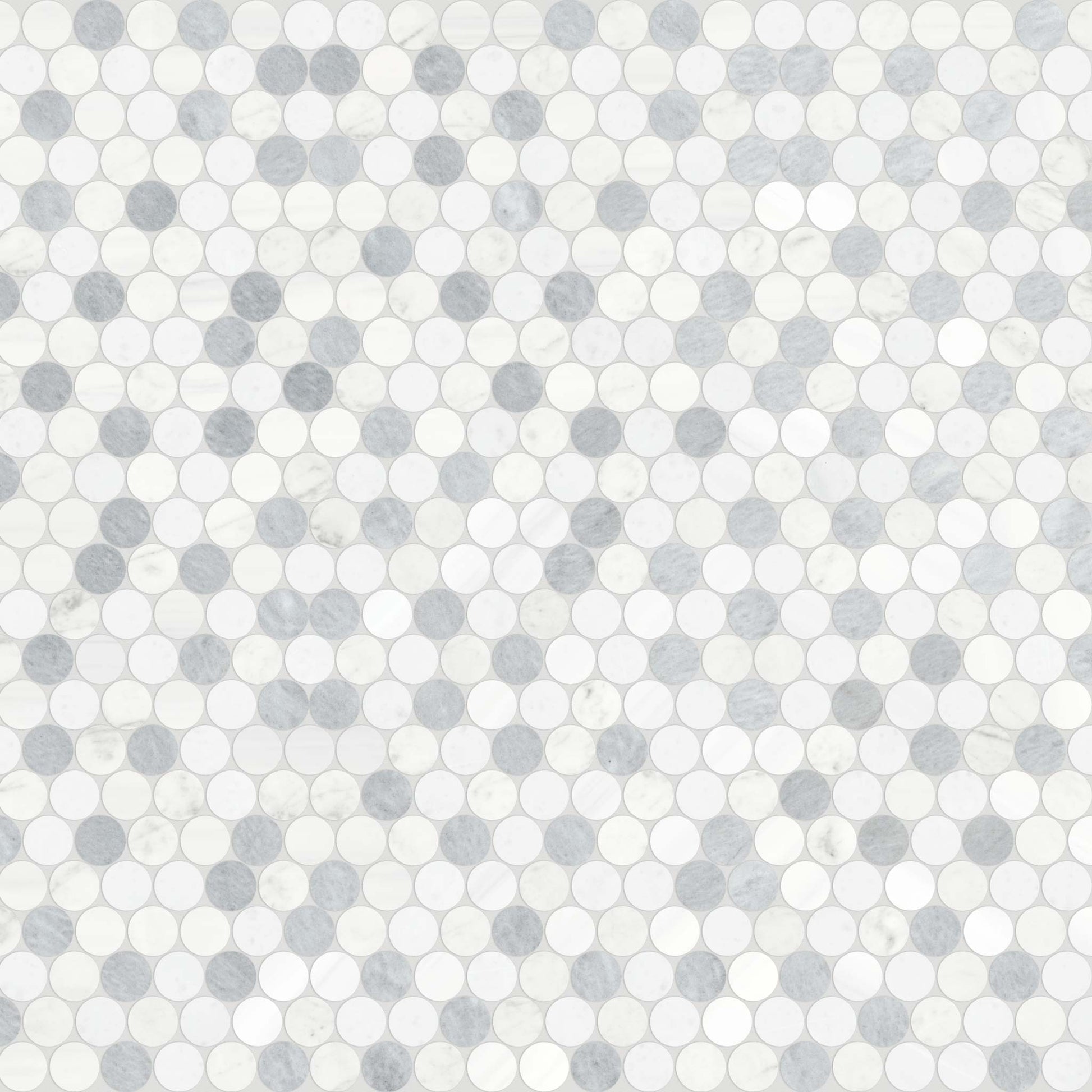 Blended Round Polar Honed Mosaic