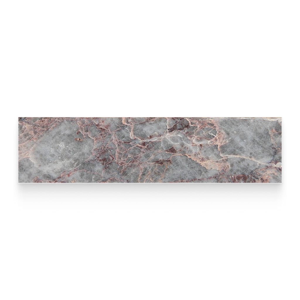 3x12 Burgundy Lilac Honed Rectangle Tile