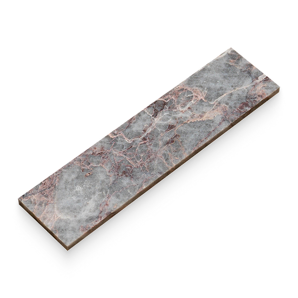 3x12 Burgundy Lilac Honed Rectangle Tile