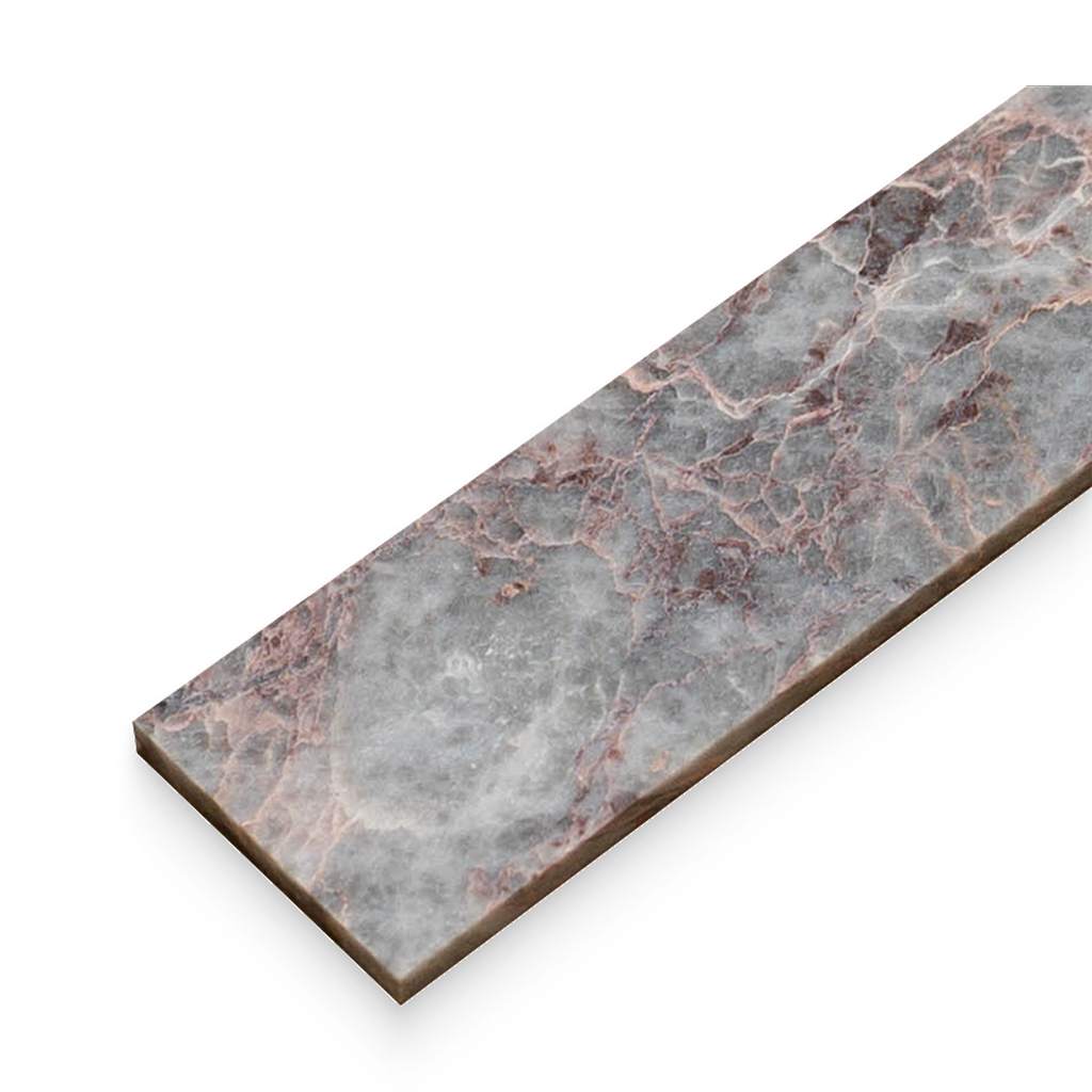 3x12 Burgundy Lilac Honed Rectangle Tile