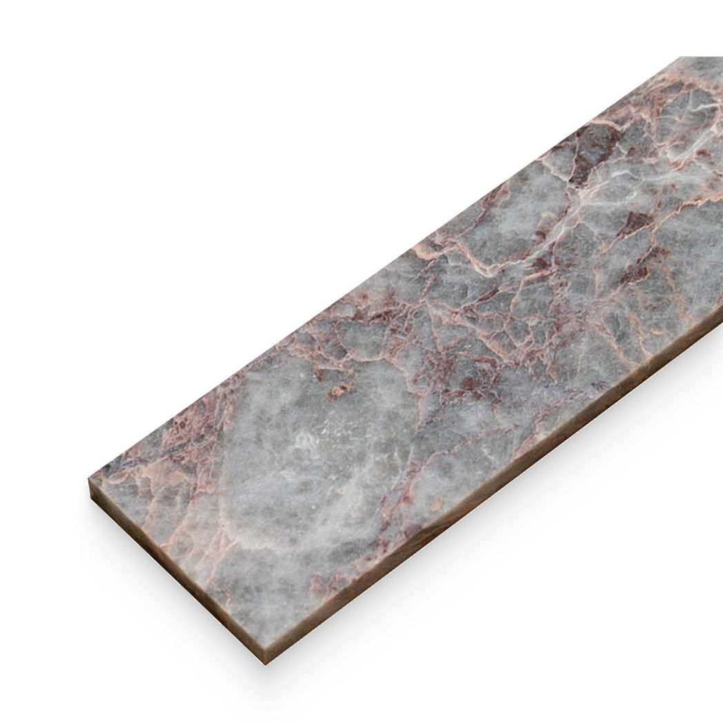 3x12 Burgundy Lilac Honed Rectangle Tile