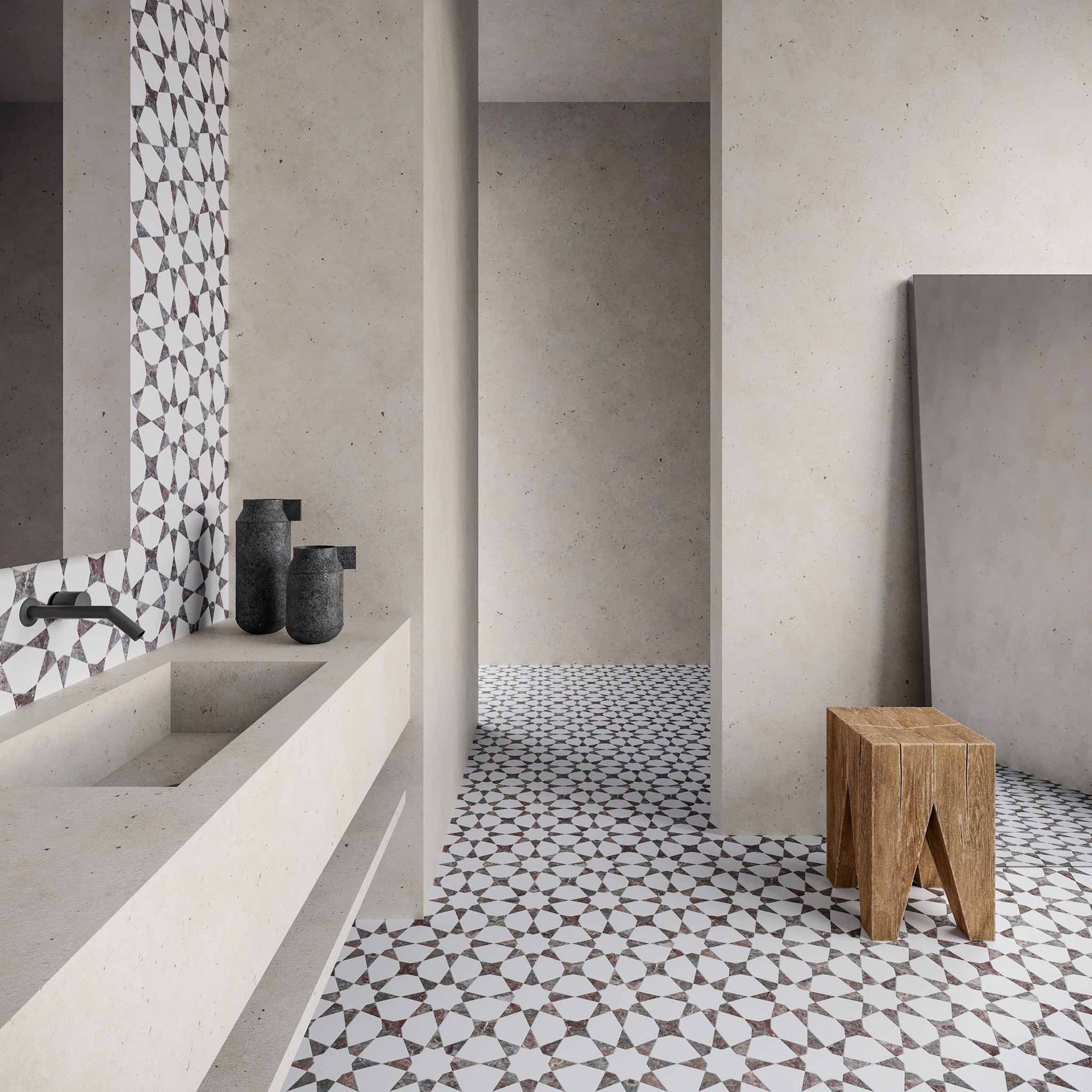 Celeste Fresca Honed Mosaic