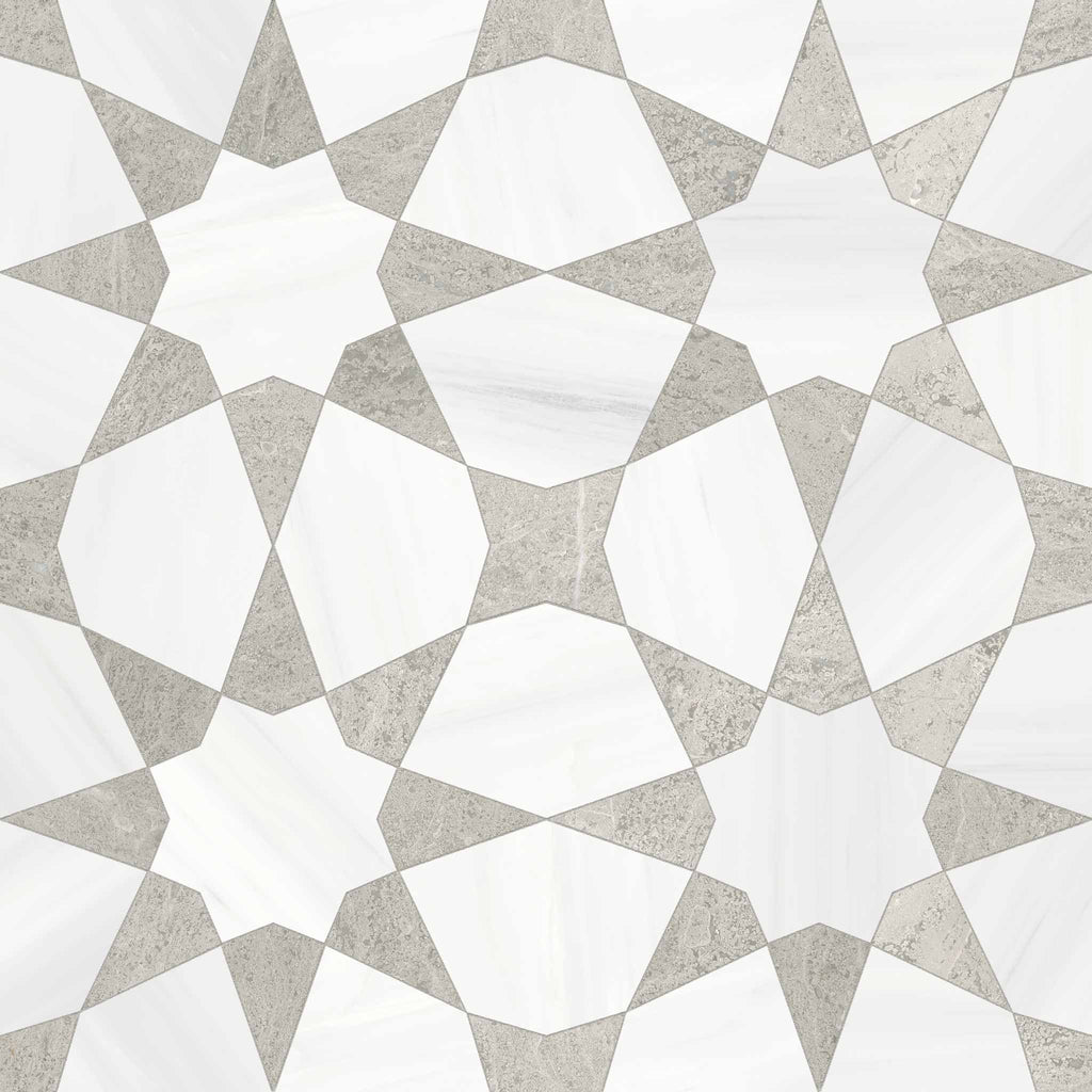 Celeste Grigio Honed Mosaic