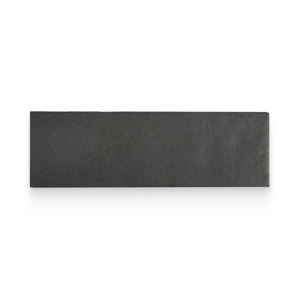 Artisan 2.5x8 Black Matte Rectangle Tile