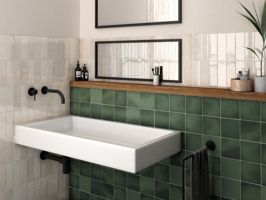 Artisan 5x5 Malachite Matte Square Tile