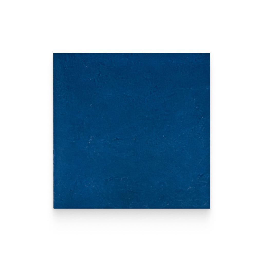 Country 5x5 Blue Glossy Square Tile