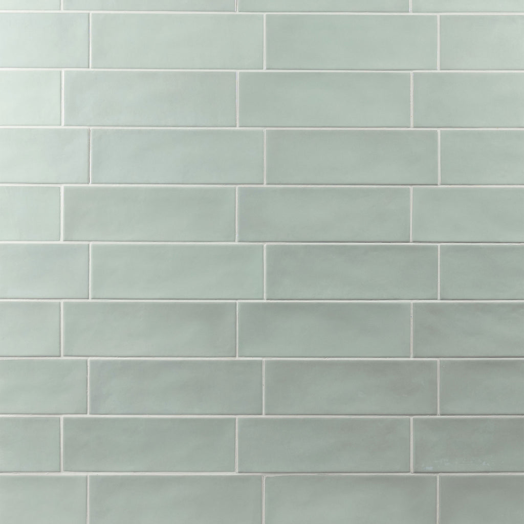 Country 2.5x8 Mint Glossy Rectangle Tile
