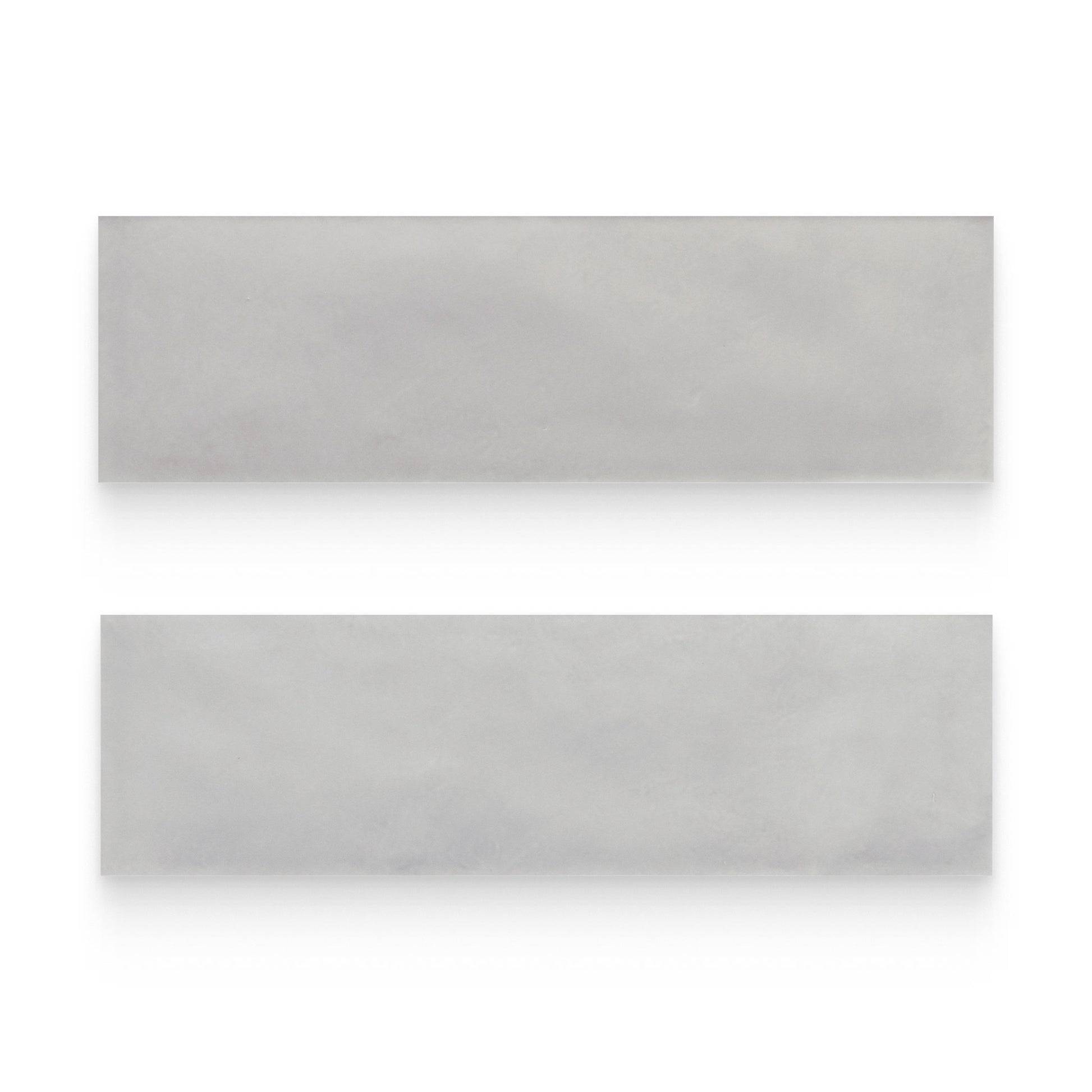 Country 2.5x8 Silver Glossy Rectangle Tile